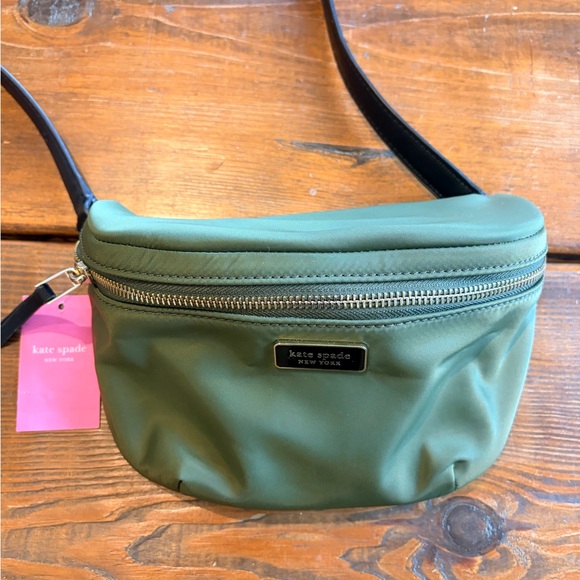 Kate Spade Dawn Nylon Belt Bag Color: Sapling Green New With Tags - Picture 2 of 9